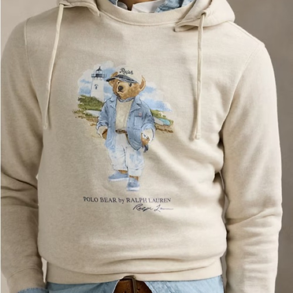 Ralph Lauren Polo Bear Fleece Hoodie (M) - Picture 7 of 8